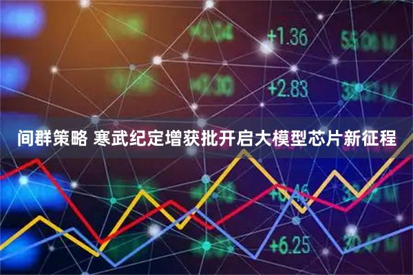 间群策略 寒武纪定增获批开启大模型芯片新征程