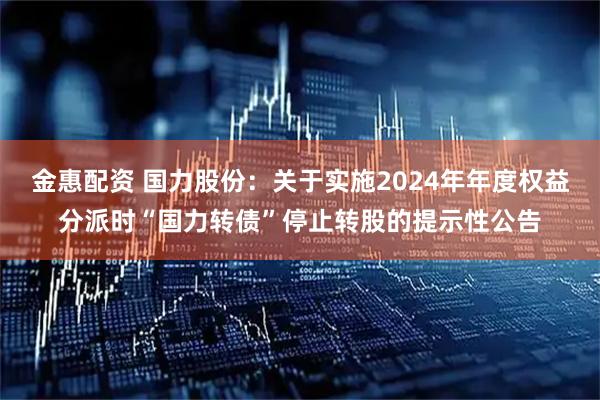 金惠配资 国力股份：关于实施2024年年度权益分派时“国力转债”停止转股的提示性公告