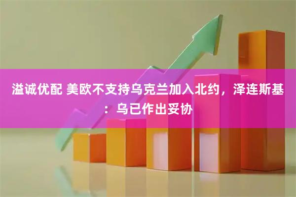溢诚优配 美欧不支持乌克兰加入北约，泽连斯基：乌已作出妥协